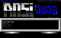 The Amazing Adventures of ANSI Dude