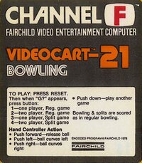 Videocart-21: Bowling