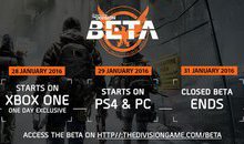 The Division công bố lịch Beta chính thức, chỉ vỏn vẹn trong 4 ngày