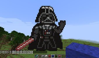 Darth Vader trong minecraft!!! Link xem hướng dẫn xây:... 