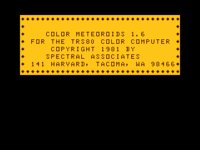 Color Meteoroids