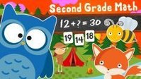 123 Animal Second Grade Math for Kids