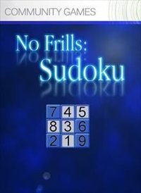 No Frills Sudoku