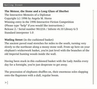 The Meteor, The Stone, and a Long Glass of Sherbet