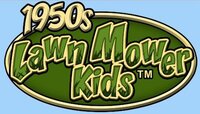 1950s Lawn Mower Kids