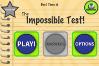 The Impossible Test