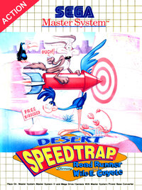 Desert Speedtrap starring Road Runner and Wile E. Coyote