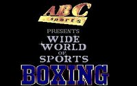 ABC Wide World Of Sports Boxing