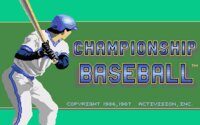 Championship Baseball