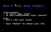 Don't Shit Your Pants