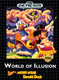 World of Illusion starring Mickey Mouse and Donald Duck